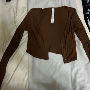 Alo crop top sweater